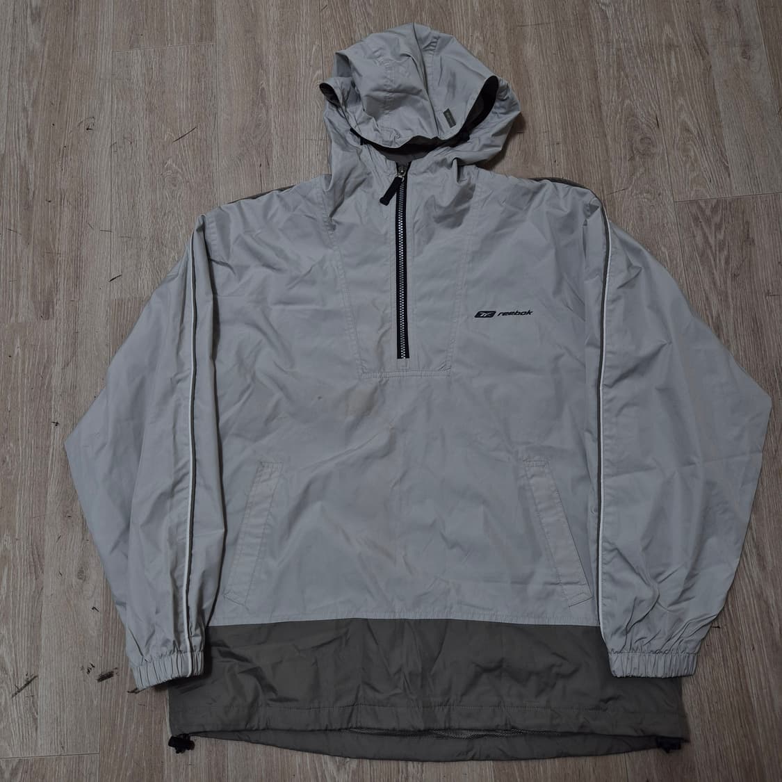 리복 올드스쿨 아노락 반집업 후드 바람막이 자켓 M(95) 상품이미지1