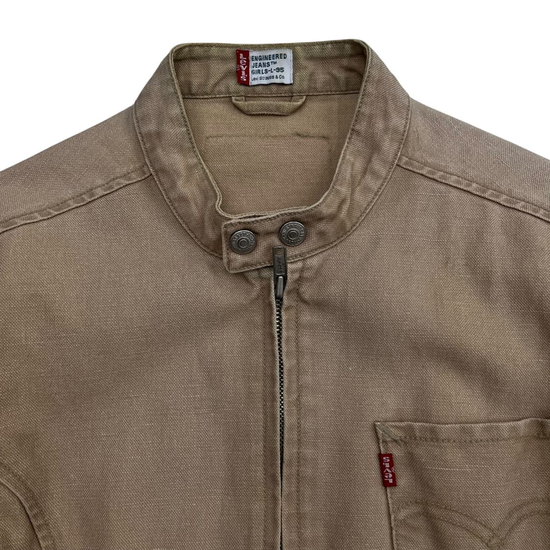 리바이스 베이지 데님 블루종 자켓 상품이미지5