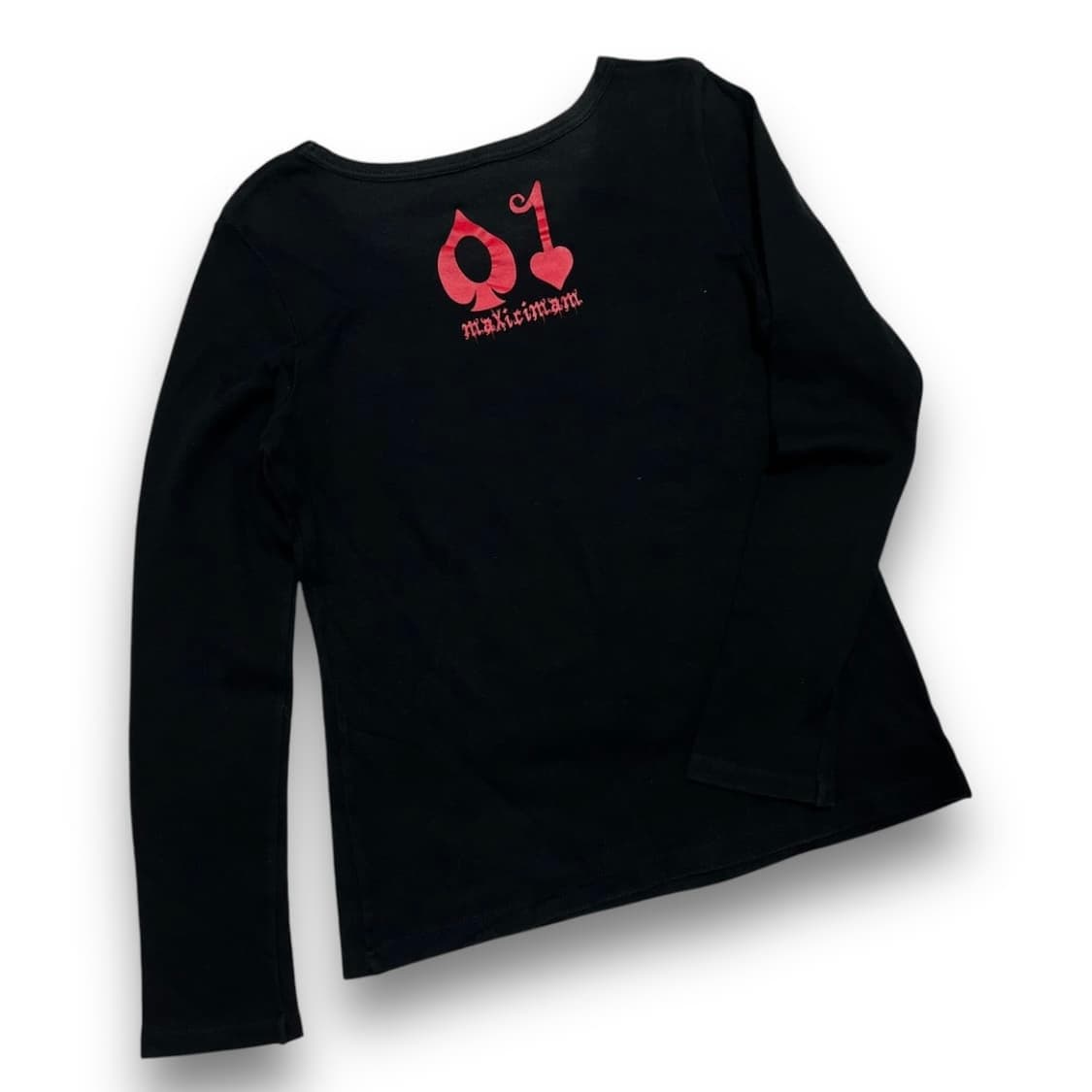 펑크 맥시멈 데빌 캣 아트 다크 롱 슬리브 상품이미지3