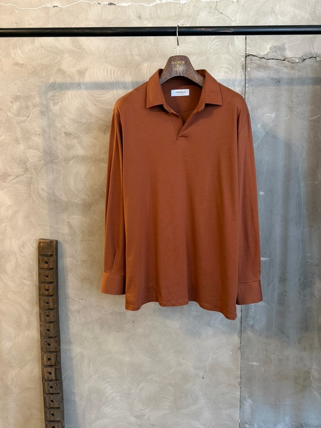 ARMEO.D 오픈칼라넥 셔츠 100 상품이미지10