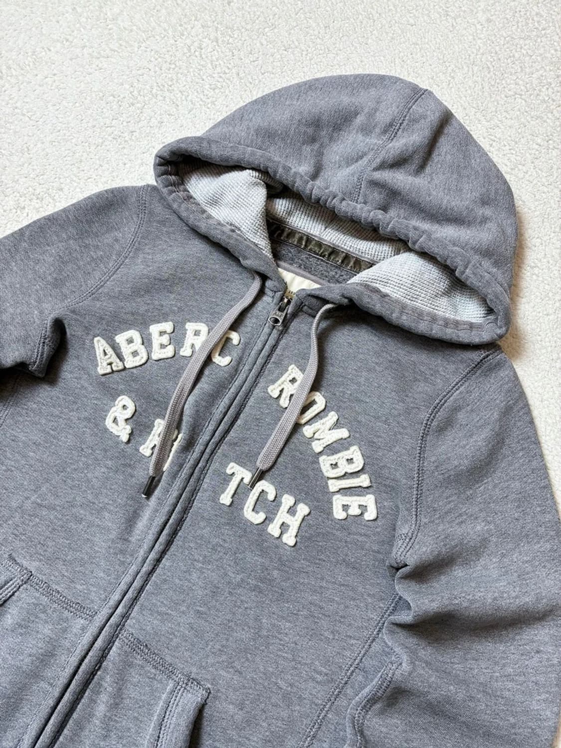 아베크롬비 00s Y2K 자수로고 후드 집업 PN7067 상품이미지2