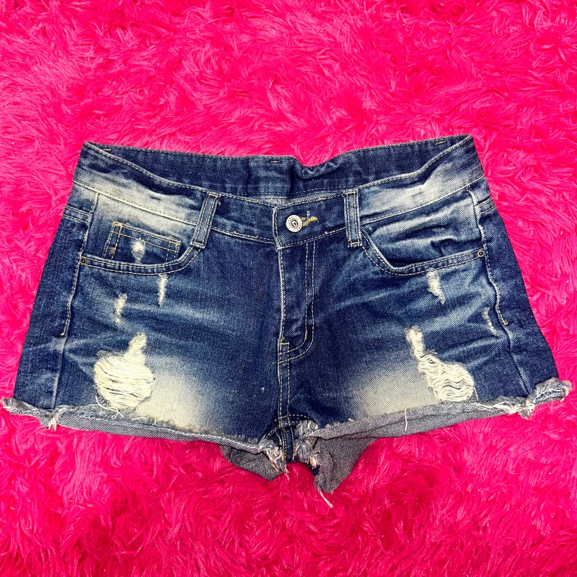 빈티지 데님 숏팬츠 갸루 오네갸루 y2k 바지 상품이미지1