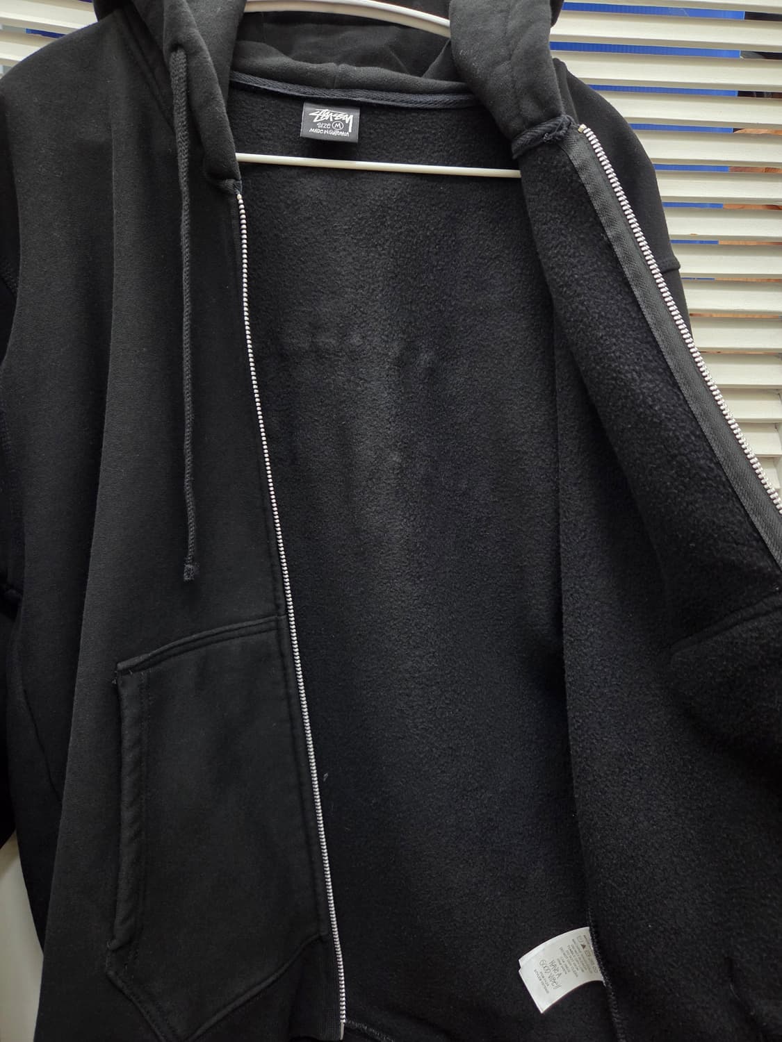 스투시 베이직 후드 집업 상품이미지4