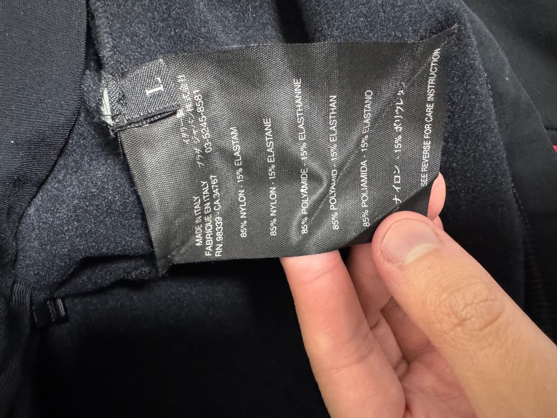 프라다 스포츠 집업 블랙 L 상품이미지3