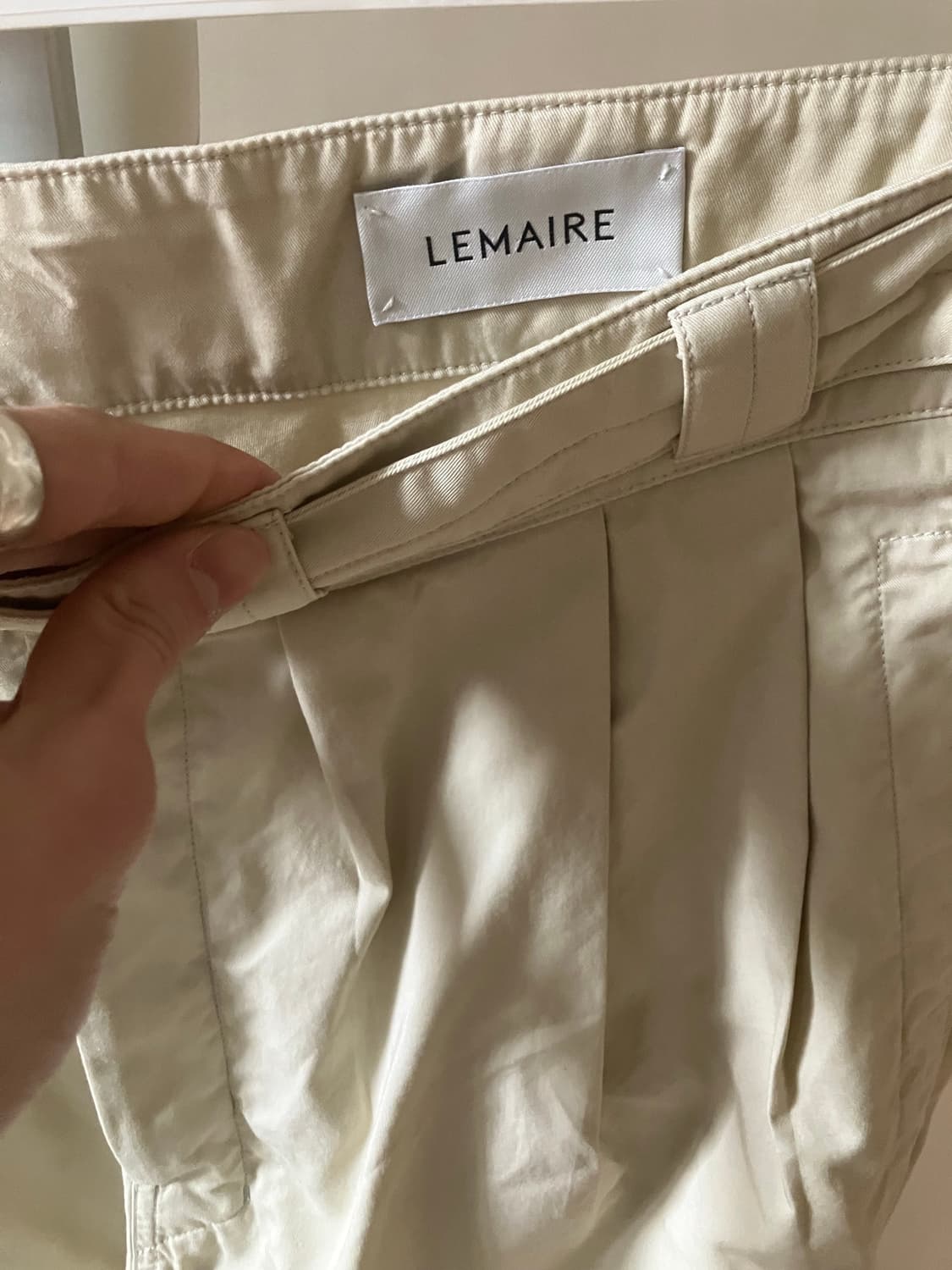 Lemaire 22ss belted pants 46 상품이미지2