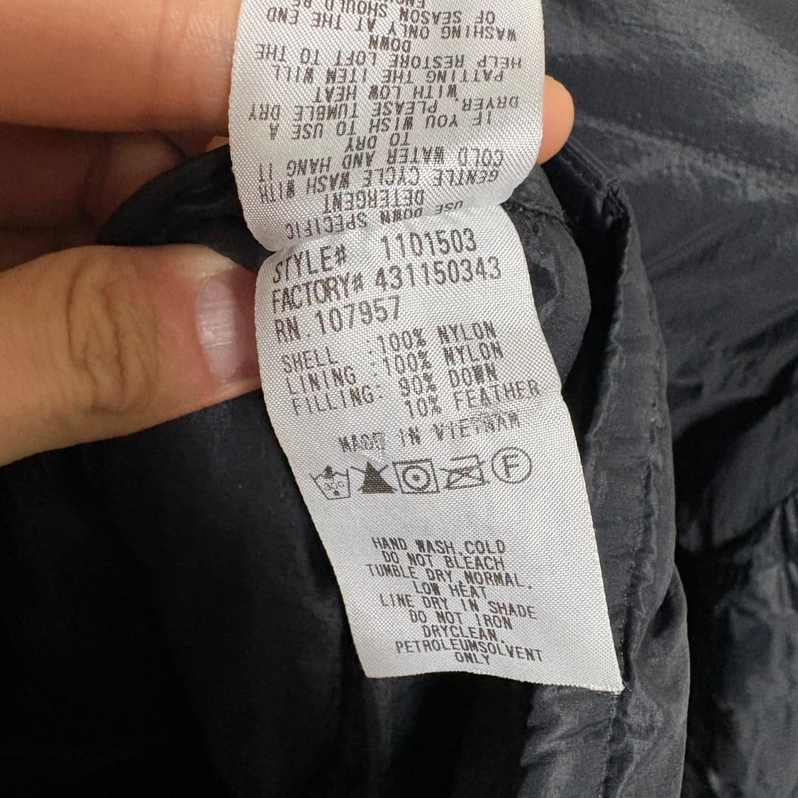 몽벨 슈페리어 라운드넥 800필 경량패딩 다운 자켓 / 블랙, L 상품이미지8