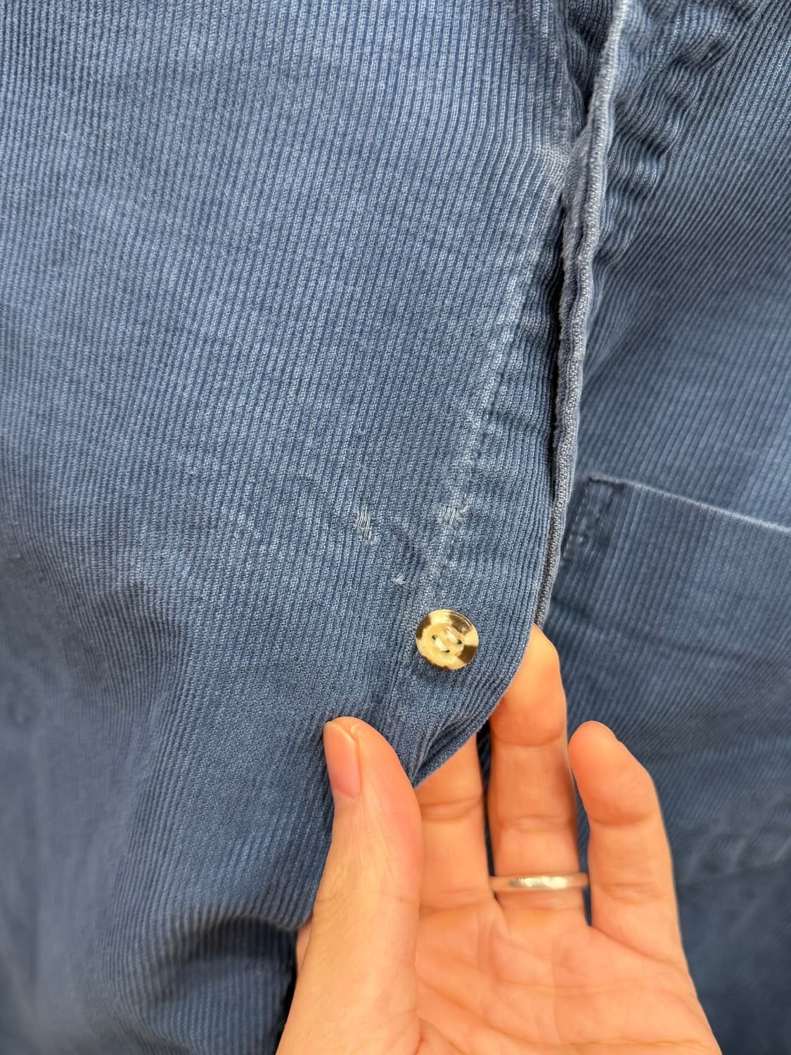 90-00s L.L.Bean 엘엘빈 코듀로이 셔츠 상품이미지7