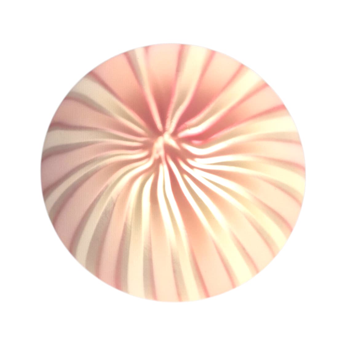 90s 핸드블로운 불투명 핑크 머쉬룸 탁상 램프 상품이미지5