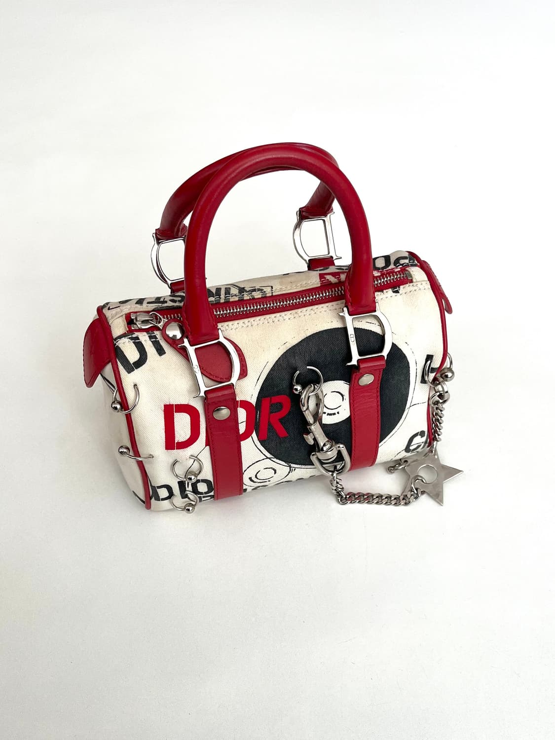 크리스찬 디올 2004 존갈리아노 리미티드 피어싱 하드코어 보스턴백 상품이미지1