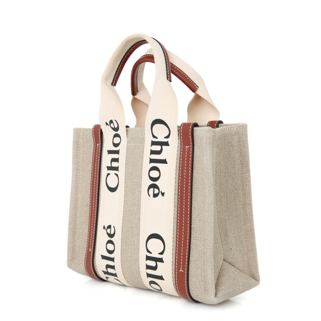 끌로에 우디 스몰 토트 캔버스 우디 크로스백 CHC22AS397I2690 상품이미지2