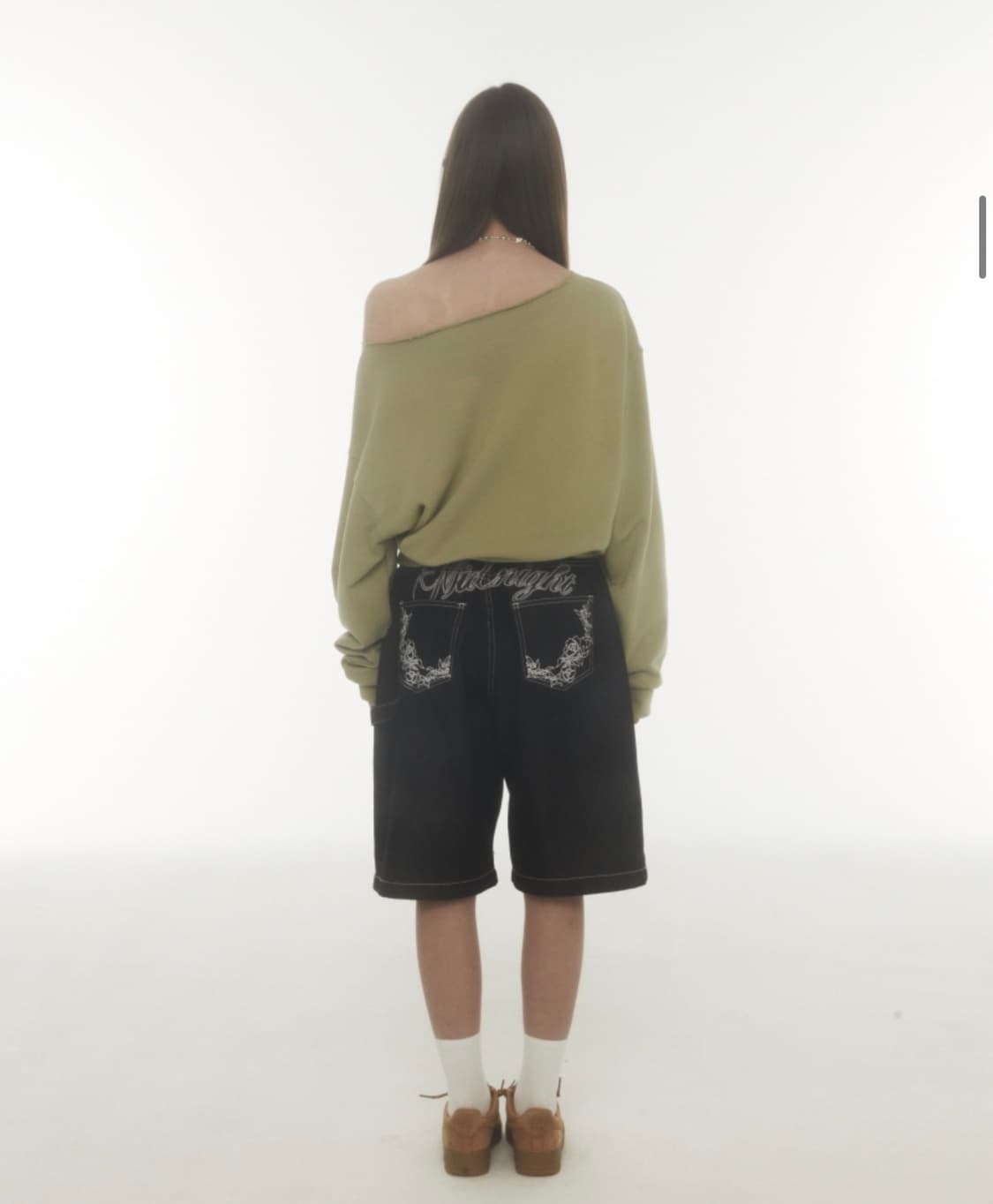 미드나잇 무브 crop 89 mtm (green) 상품이미지5