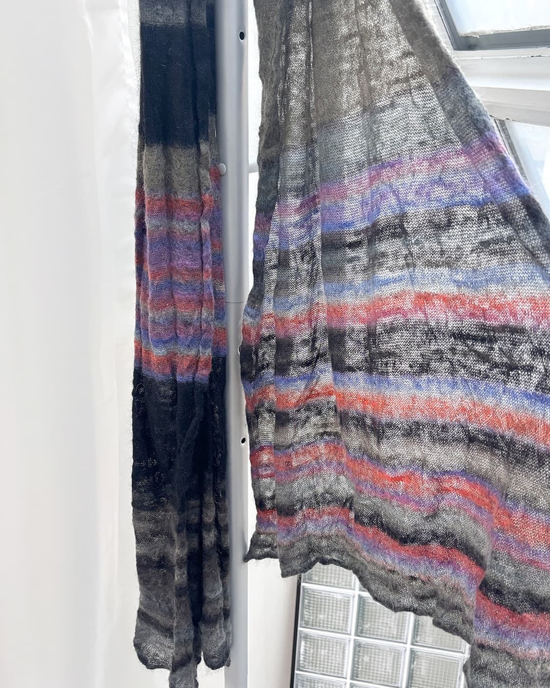 mobeau color mixed stripe big muffler 상품이미지2