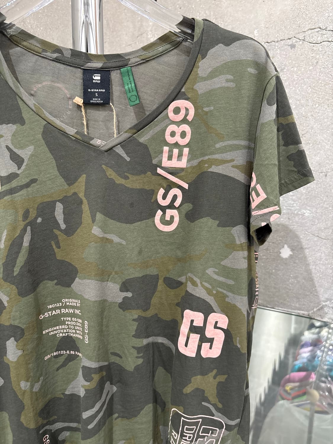 지스타 로우 카모 반팔 티셔츠 상품이미지3