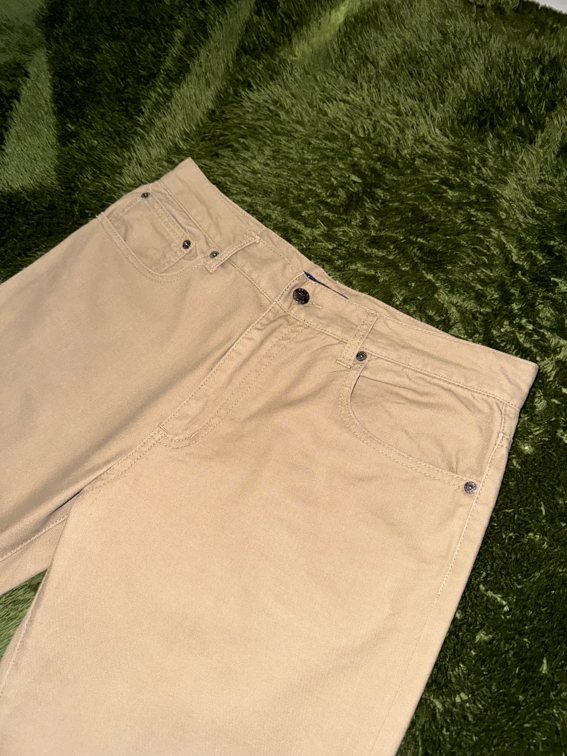HANES 헤인즈 재팬 릴렉스 핏 워시드 코튼 치노 팬츠 베이지 상품이미지2
