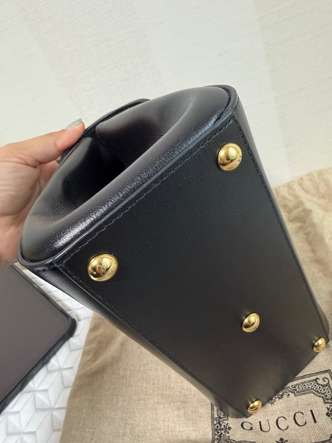 구찌 홀스빗 1955 탑핸들 스트랩 포함 상품이미지6