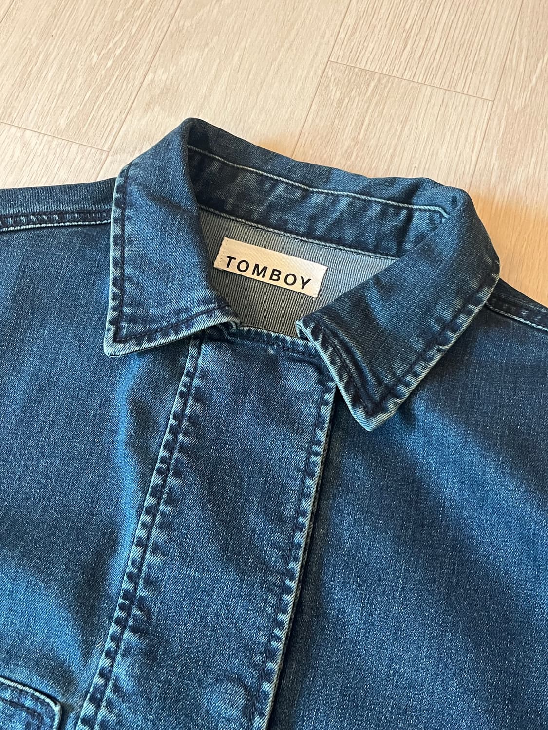 TOMBOY 데님 원피스 (유니크한 워크웨어 감성) 상품이미지2