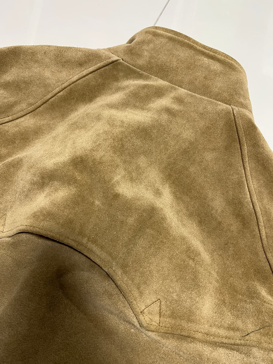 90s 폴로 랄프로렌 스웨이드 해링턴 바라쿠타 자켓 L 상품이미지4