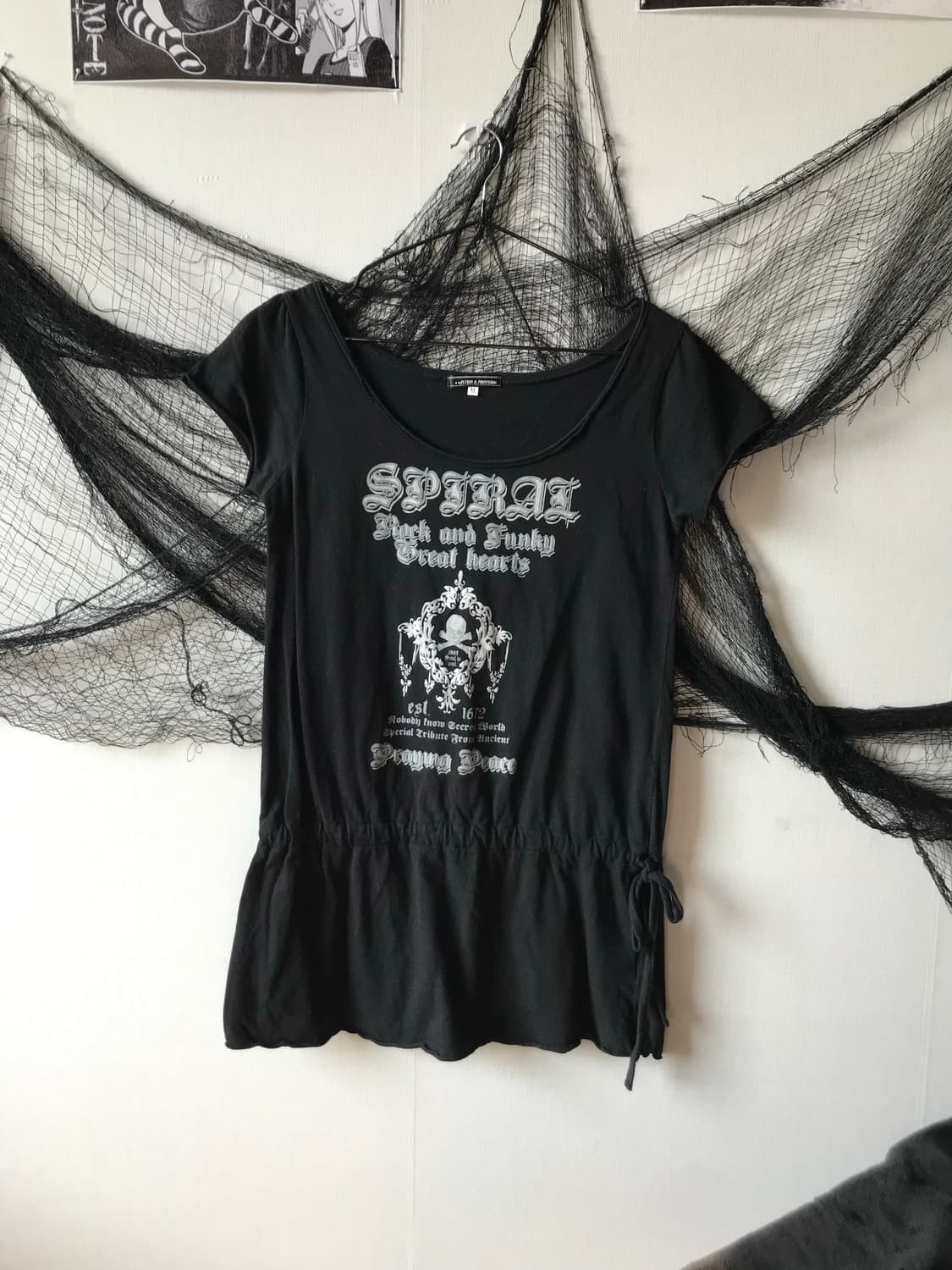 Punk 00s mood printing halfsleeve  상품이미지1