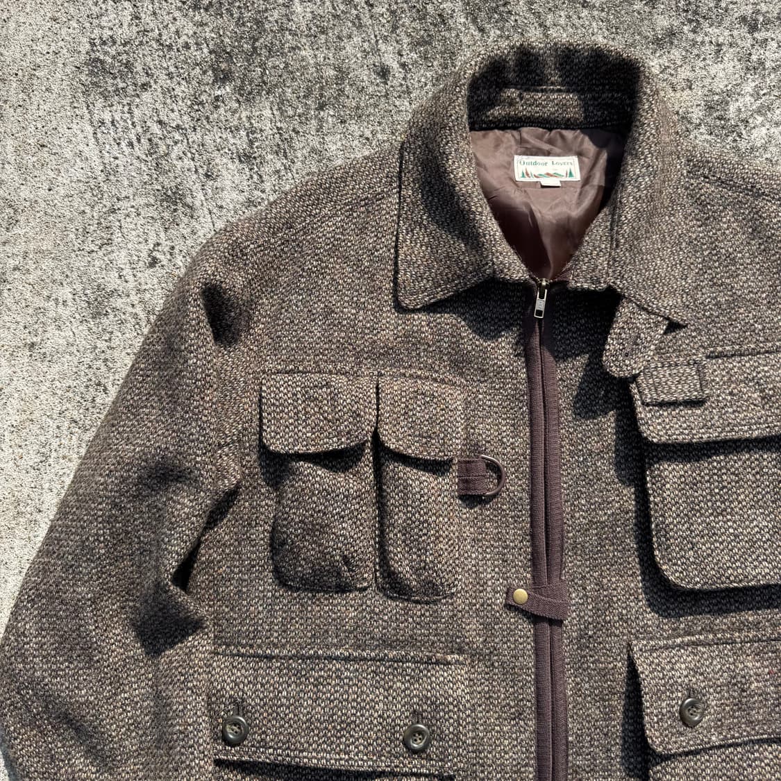 [M~L] 아웃도어러버스 X 해리스트위드 멀티포켓 자켓 상품이미지4