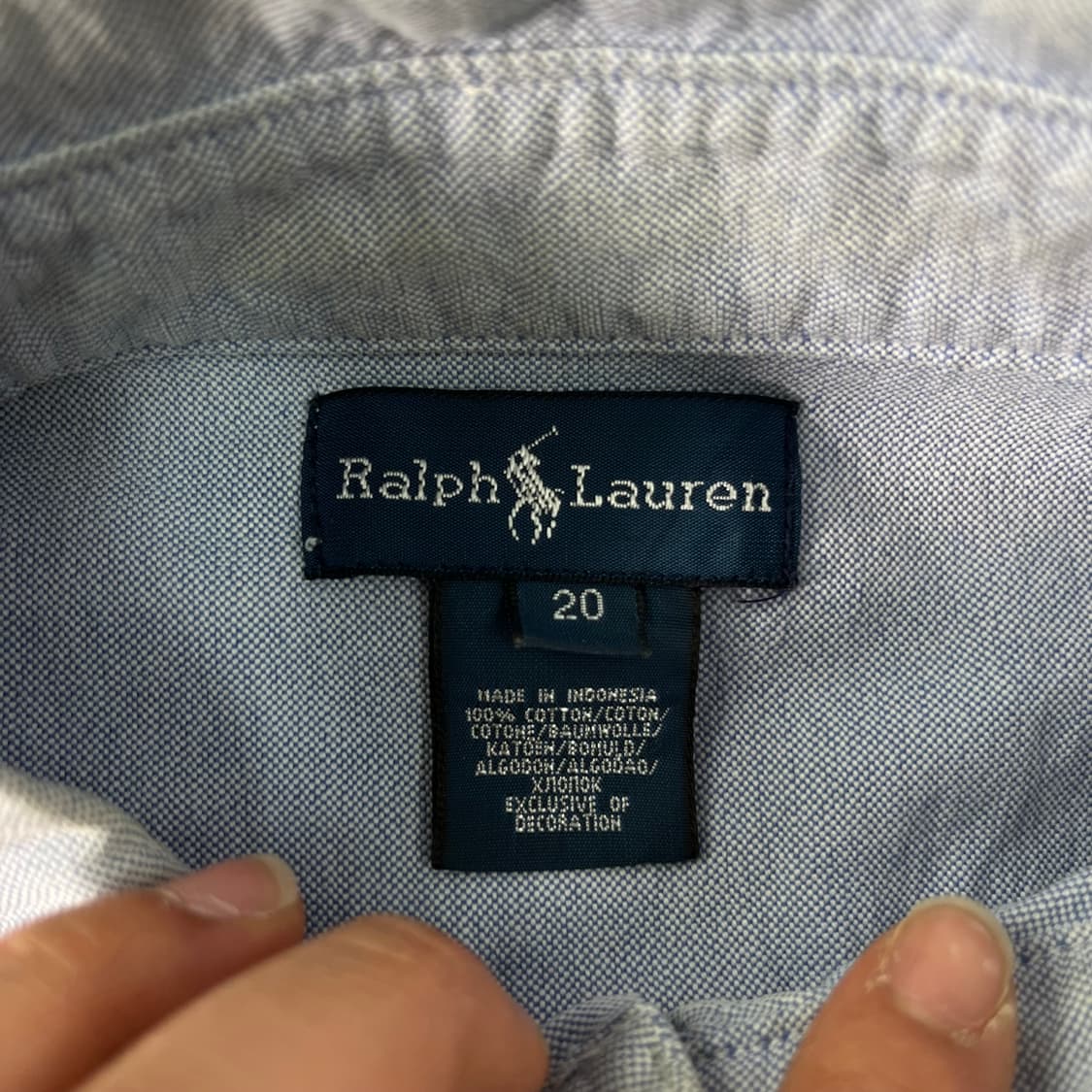 95 폴로랄프로렌 옥스포드 코튼 셔츠 상품이미지4