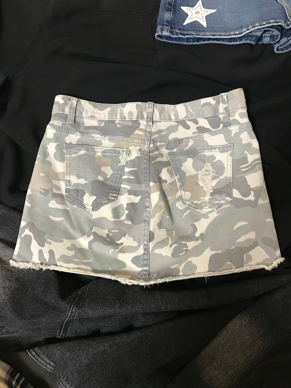 Vintage grey cargo skirt 상품이미지4