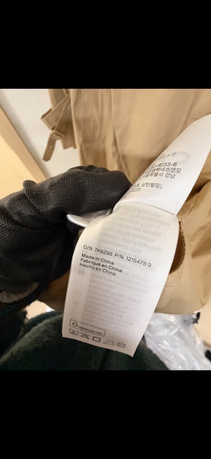 COS 후드 트렌치 코트 상품이미지4