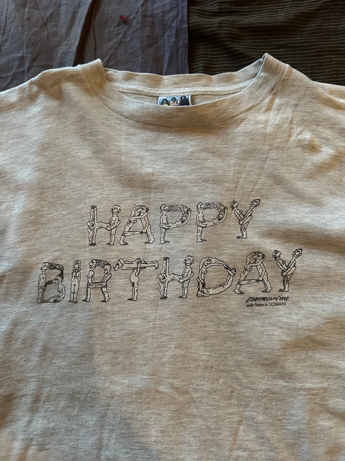 90s Vintage Happy Birthday SEX T Shirt 상품이미지1