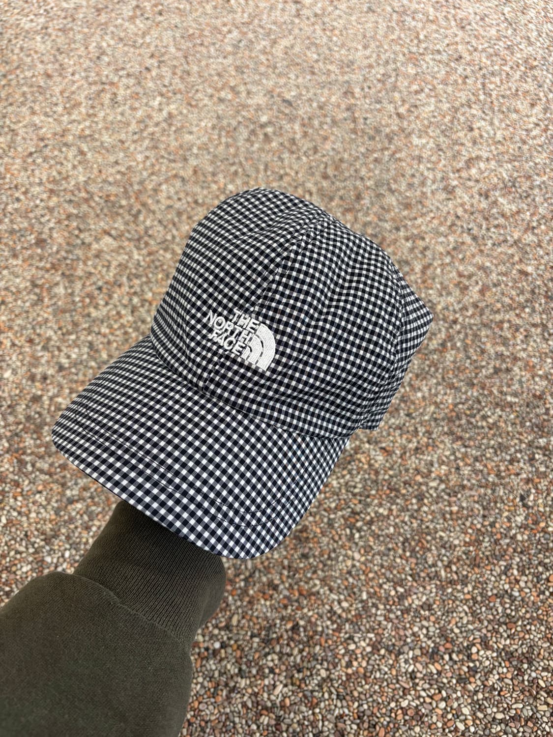 35. 노스페이스 체크 볼캡 모자 상품이미지1