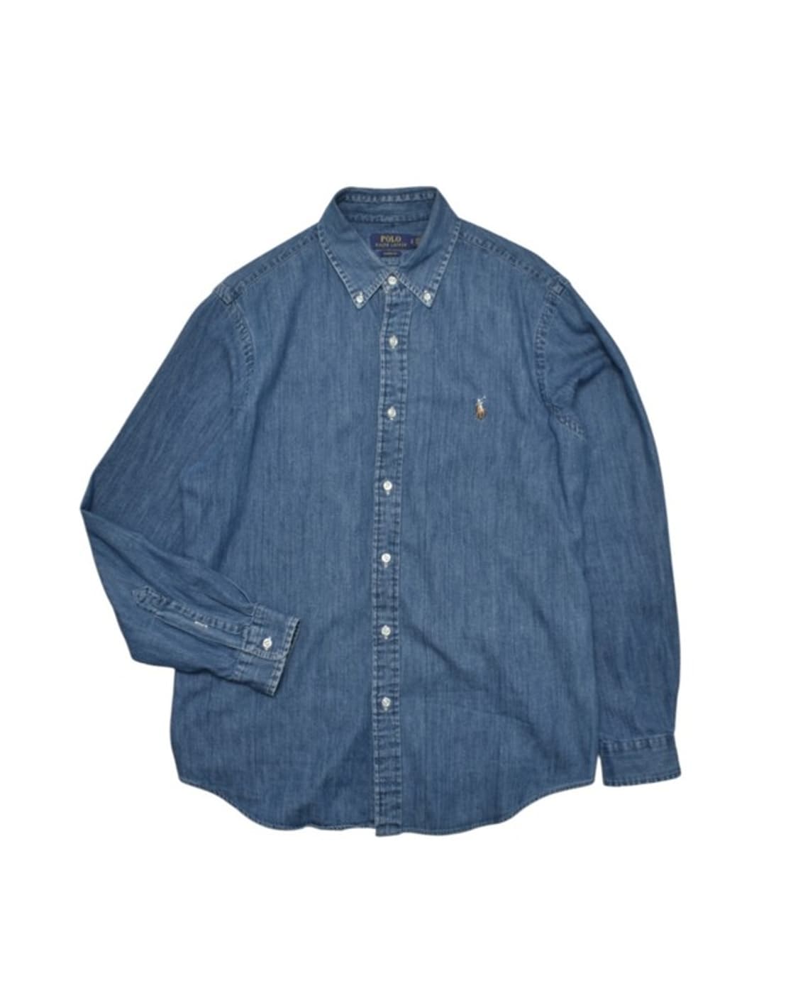 폴로 랄프로렌 큐알 데님셔츠 청남방 L M0045 상품이미지2