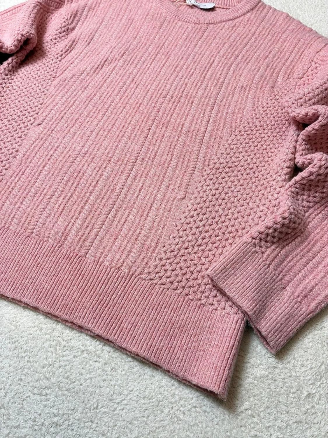 르마드 LEMARD 미니멀 패턴 믹스 니트 PN6303 상품이미지5