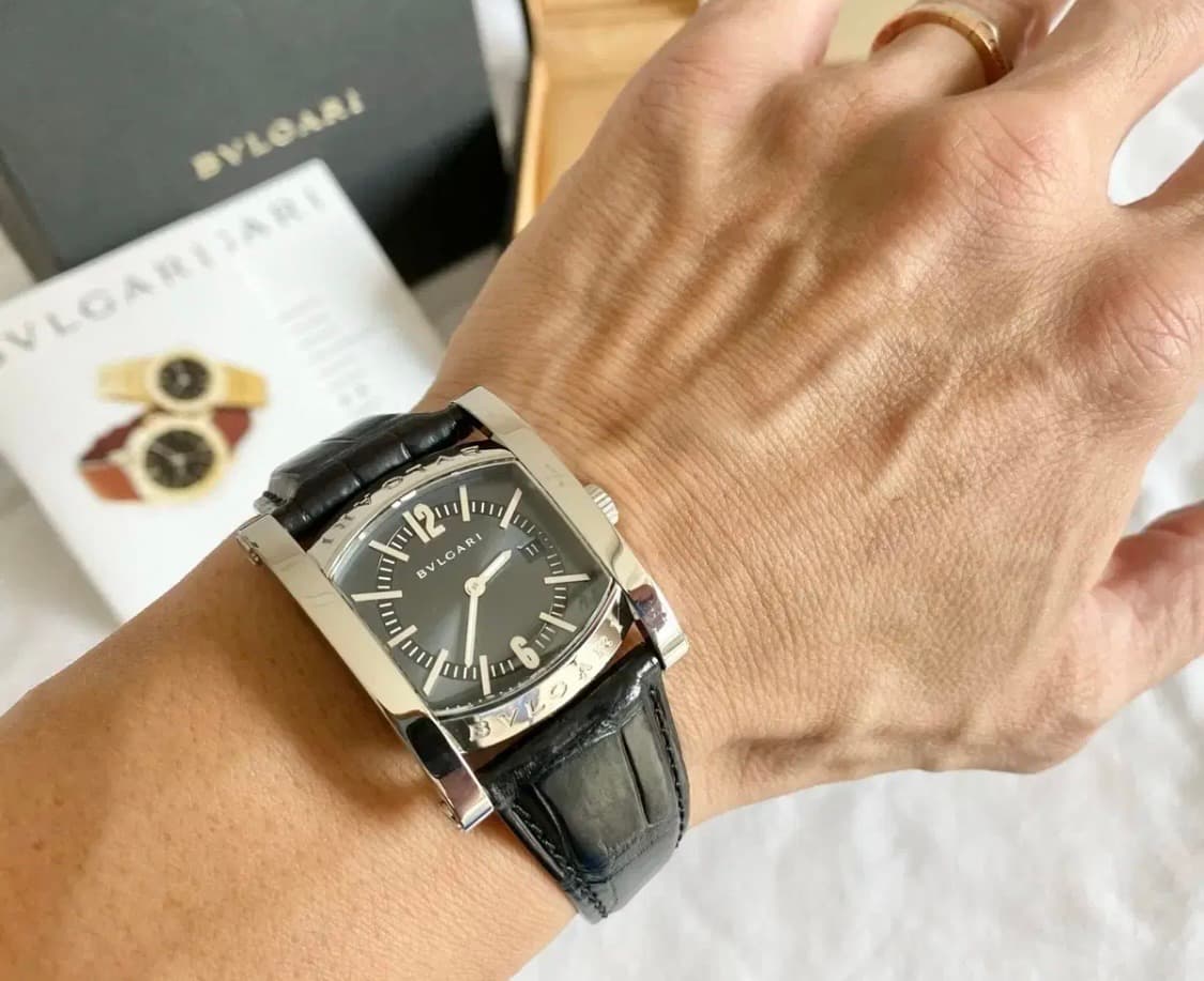 불가리 아시오마 AA39S 39mm 쿼츠 중형 사이즈(남녀공용) 상품이미지3