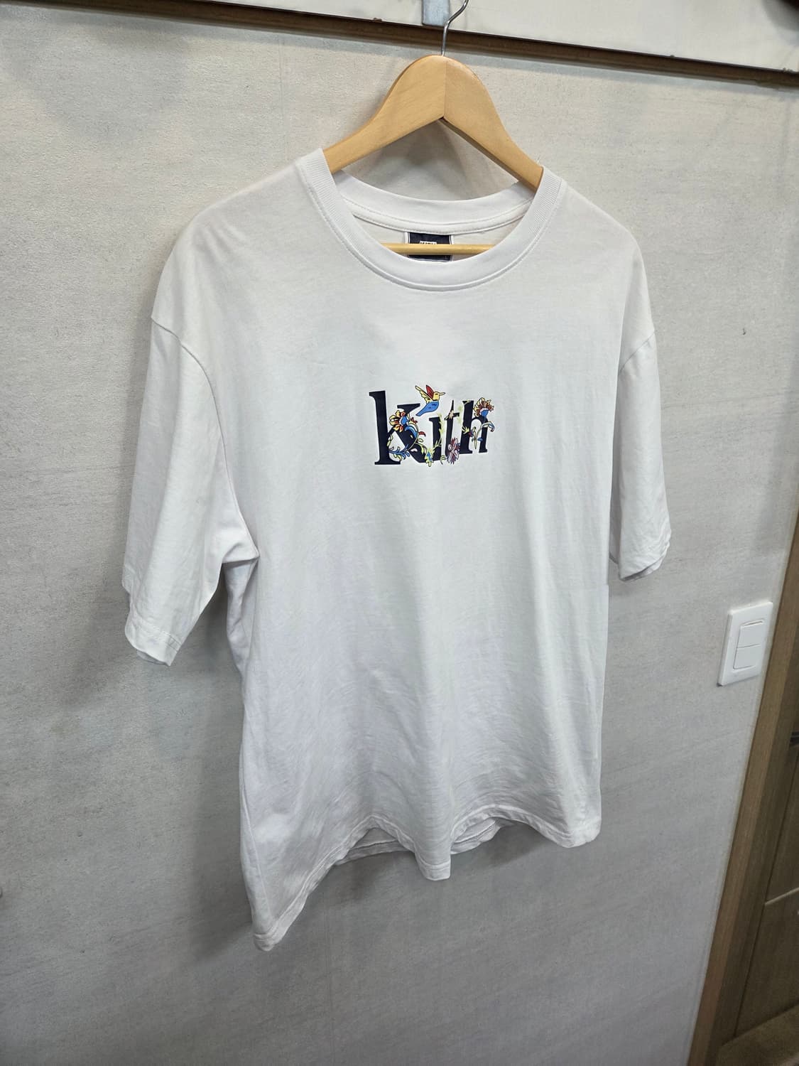 Kith 플라워 버드 프린팅 반팔 L 상품이미지6