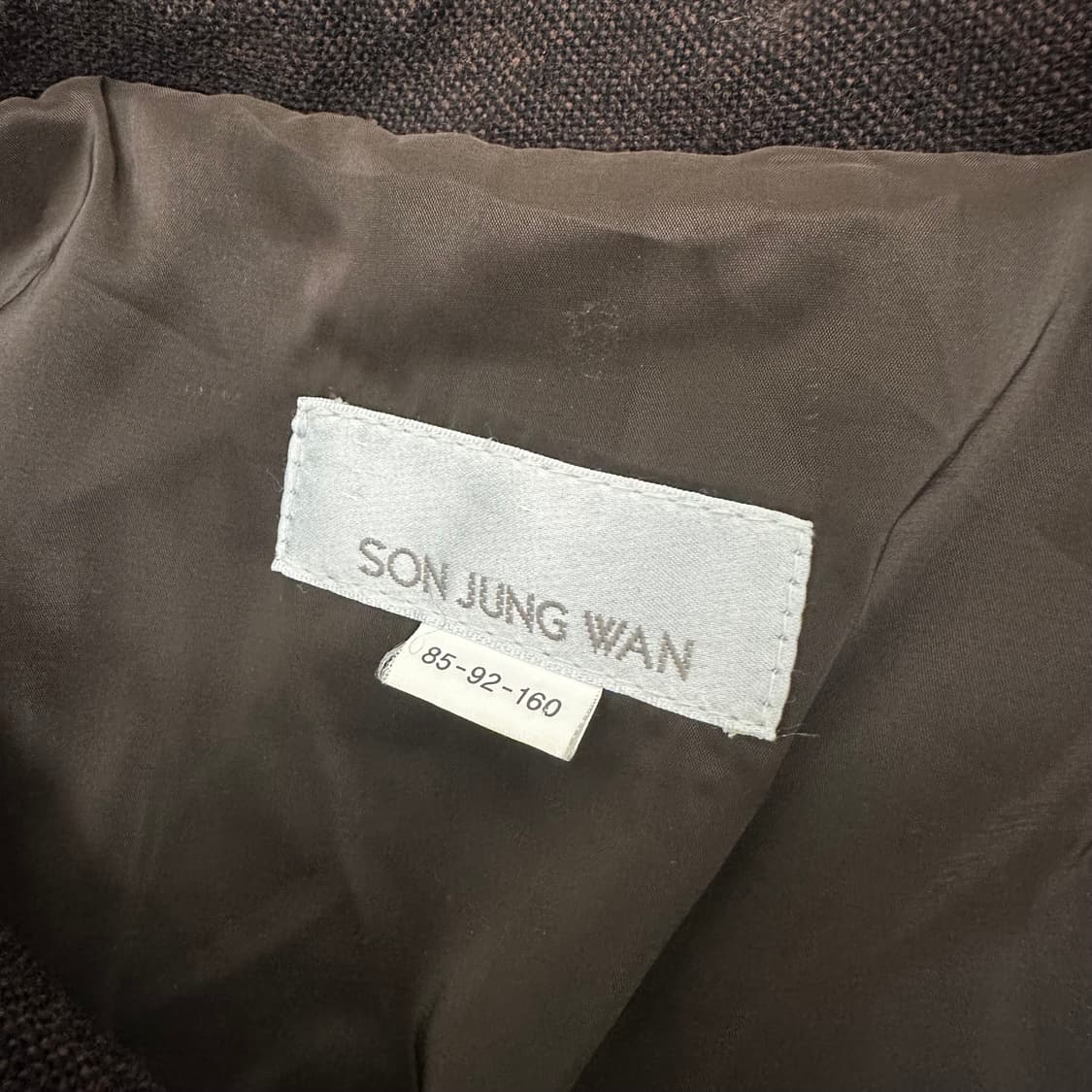 SONJUNGWAN 손정완 여성 울 코트 55사이즈 상품이미지3