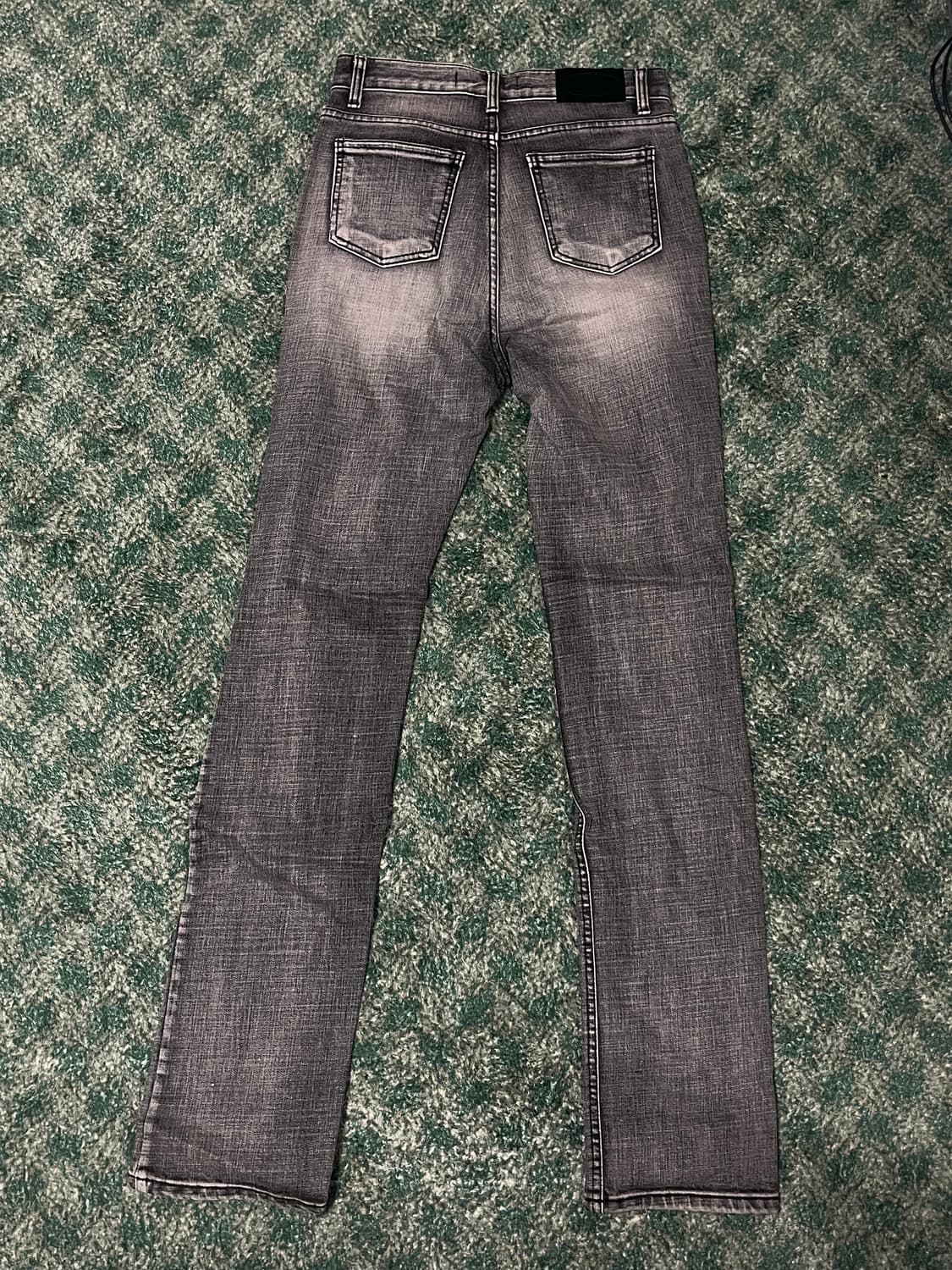 보헤미안서울 하이웨스트 스트레이트 진 (사이즈M_그레이) 상품이미지6