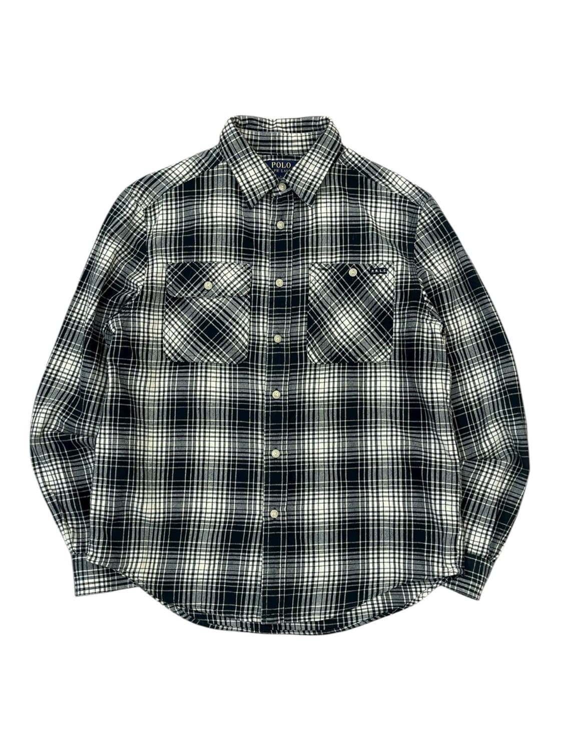 폴로 랄프로렌 체크 셔츠 블랙 L #csz1862 상품이미지3