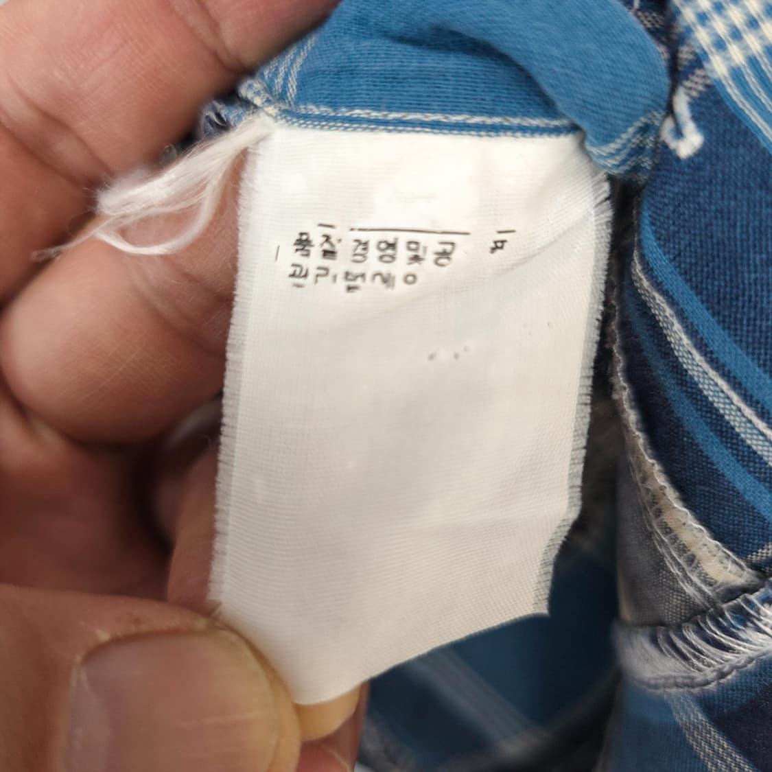 랄프 로렌 Ralph Lauren 커스텀핏 패치워크 체크 반팔셔츠 M 상품이미지8