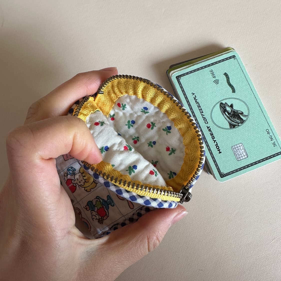 퀼팅 카드파우치 / 카드지갑 상품이미지4