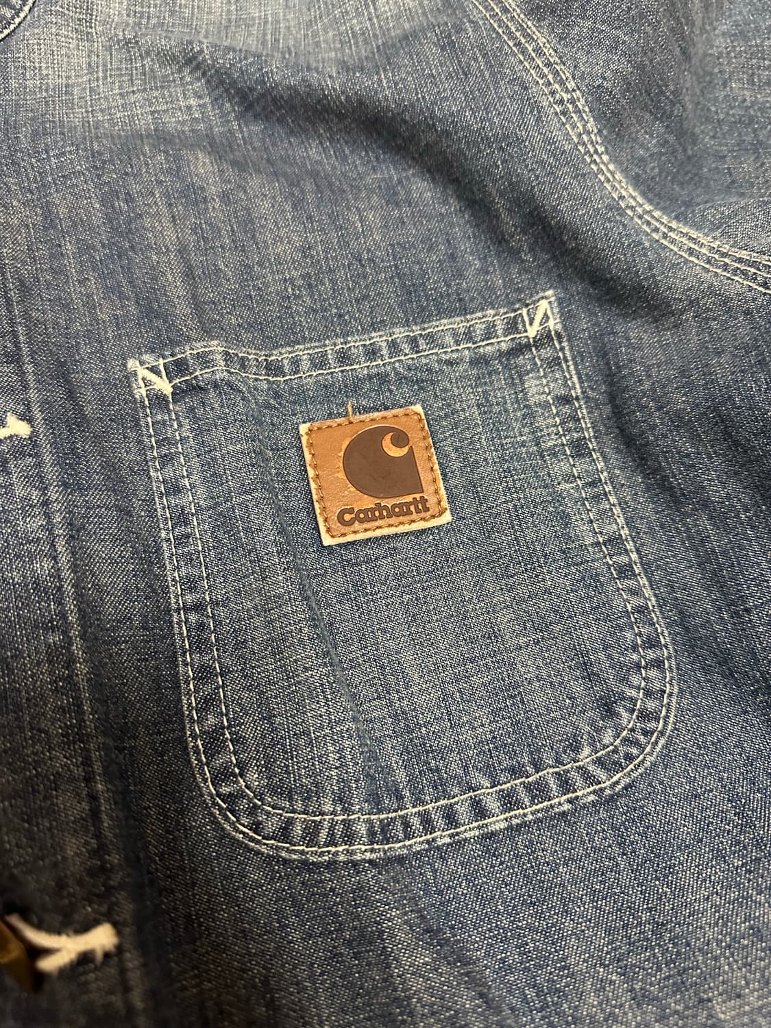 칼하트 데님 후드 상품이미지4