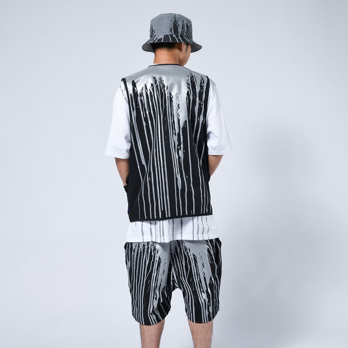 LFYT 라파예트 x KRINK 리플렉티브 드리핑 베스트 XL 상품이미지5