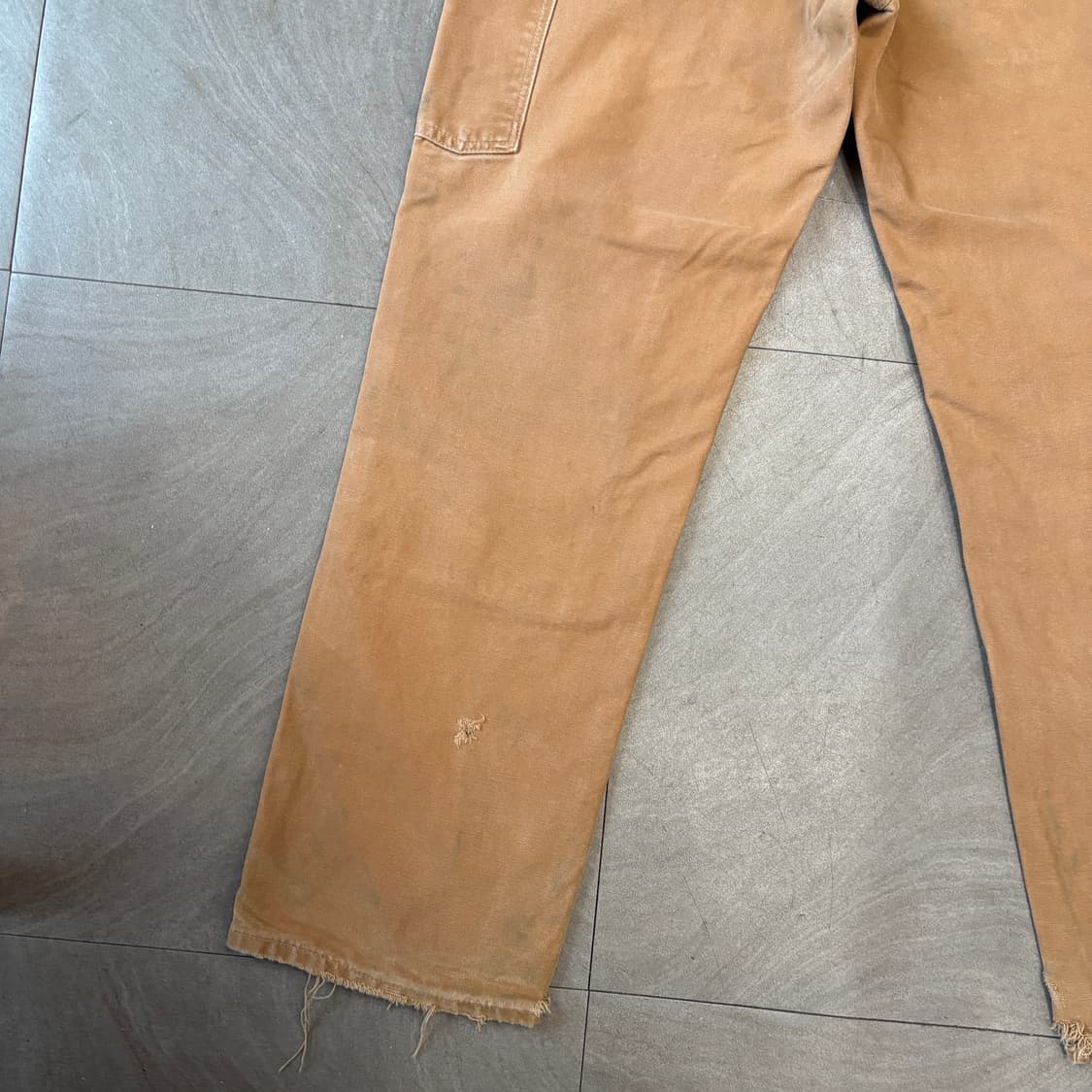 칼하트 정품 오리지널 브라운 더블니 팬츠 바지 상품이미지8