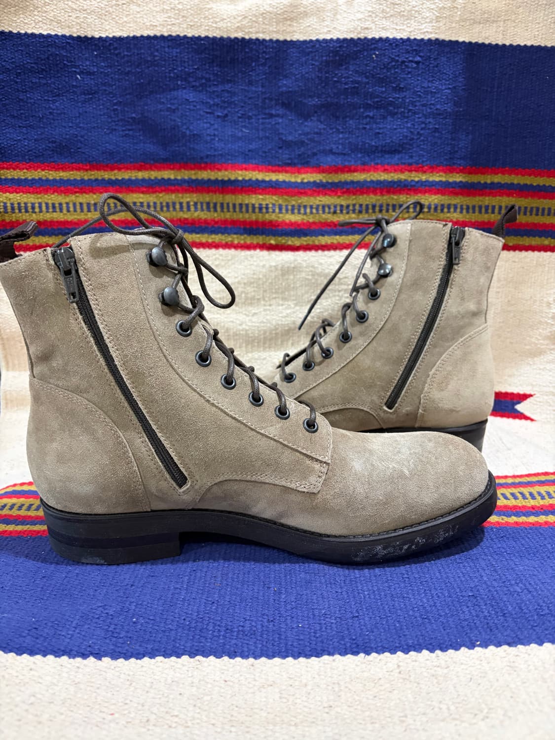 이태리 보모스 스웨이드 레이스업 부츠 상품이미지3