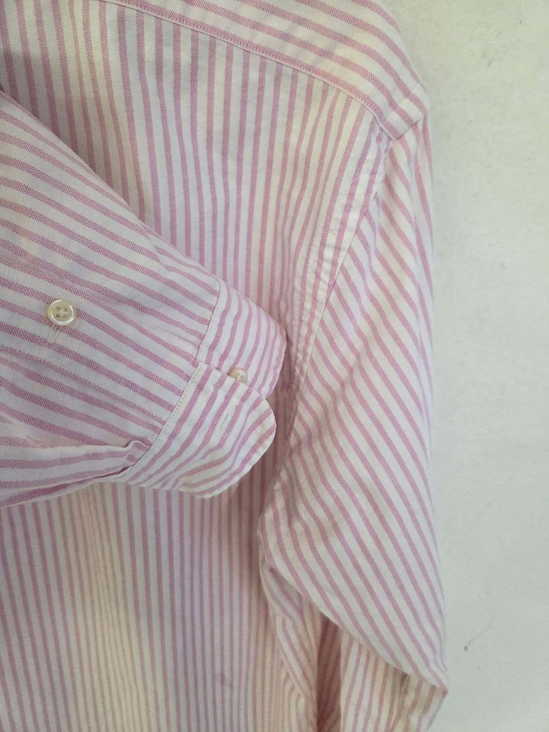 랄프로렌 핑크 스트라이프 셔츠 M 상품이미지7