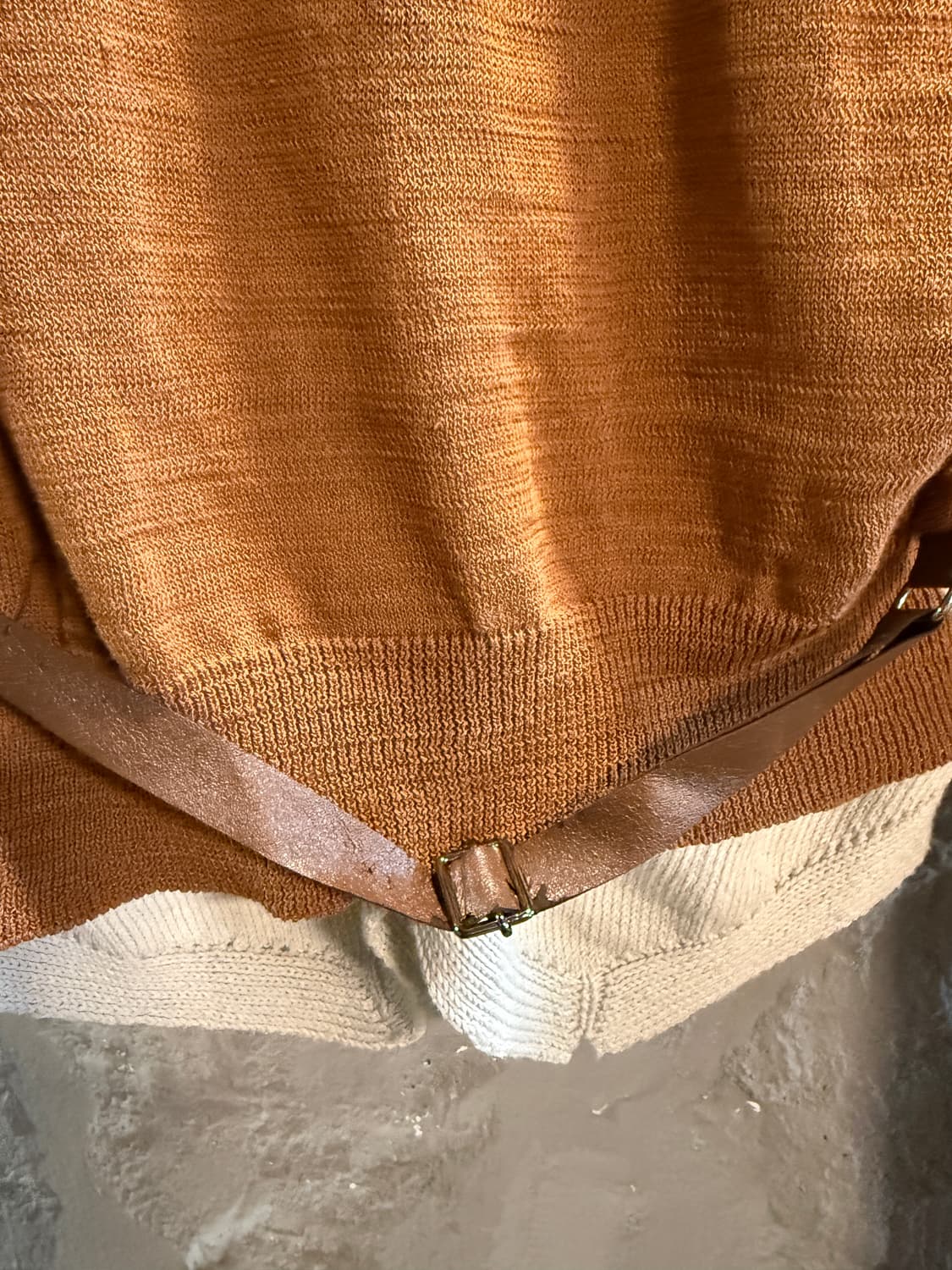 시스템 투톤 니트 가디건 F (90) 상품이미지4