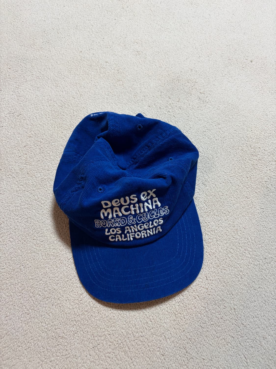 데우스 코듀로이 볼캡 상품이미지1