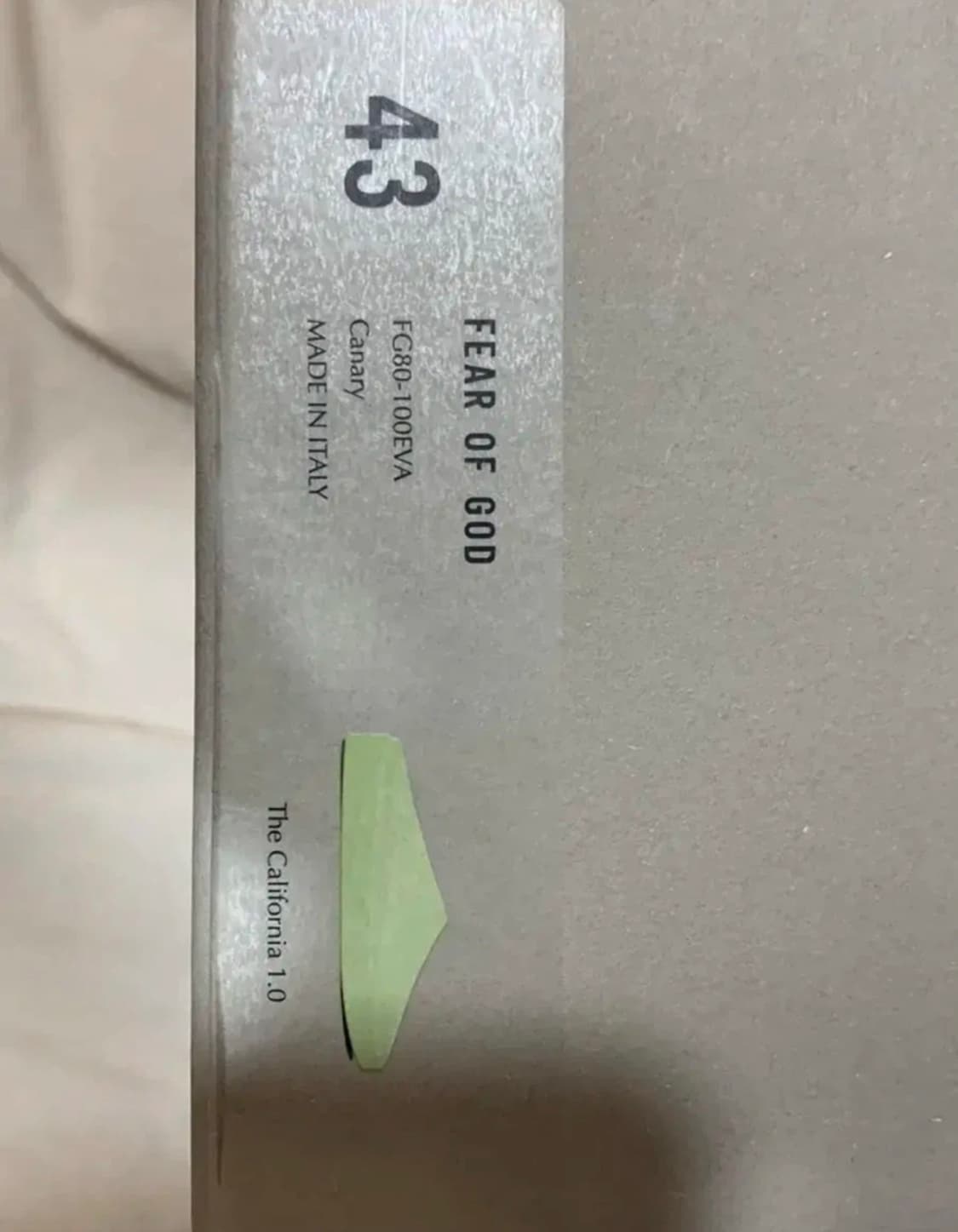 Fear of God The California Canary 슬리퍼  상품이미지9