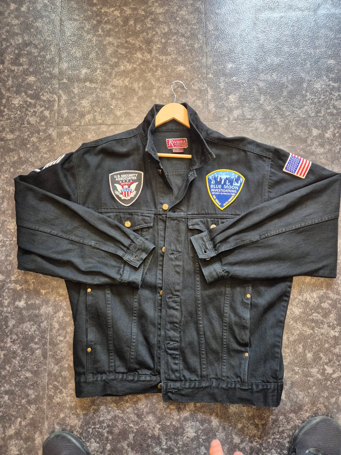 리비에라 블랙 데님 자켓 -XXL 상품이미지1
