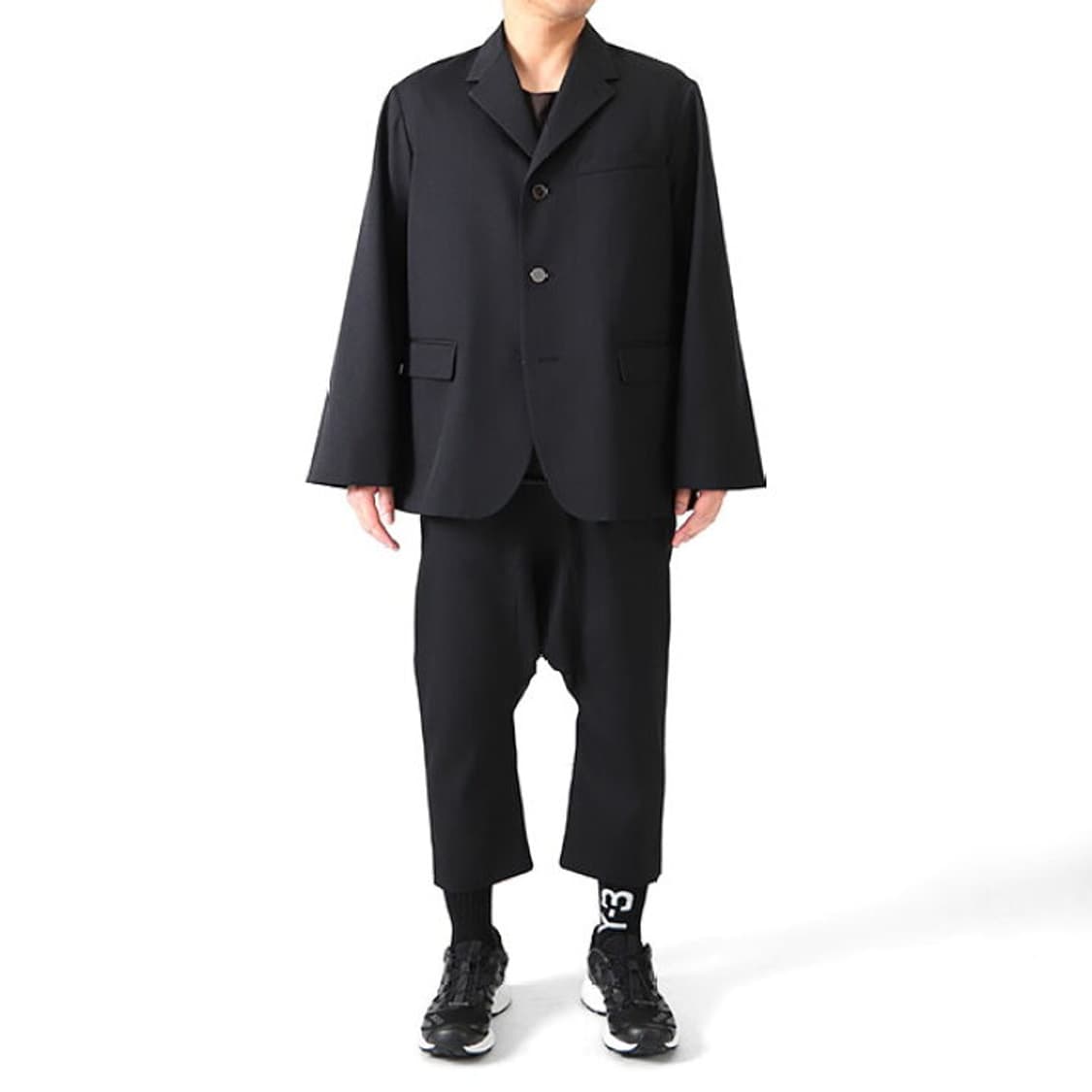 FUMITO GANRYU 블랙 블레이저 사이즈 2 상품이미지2