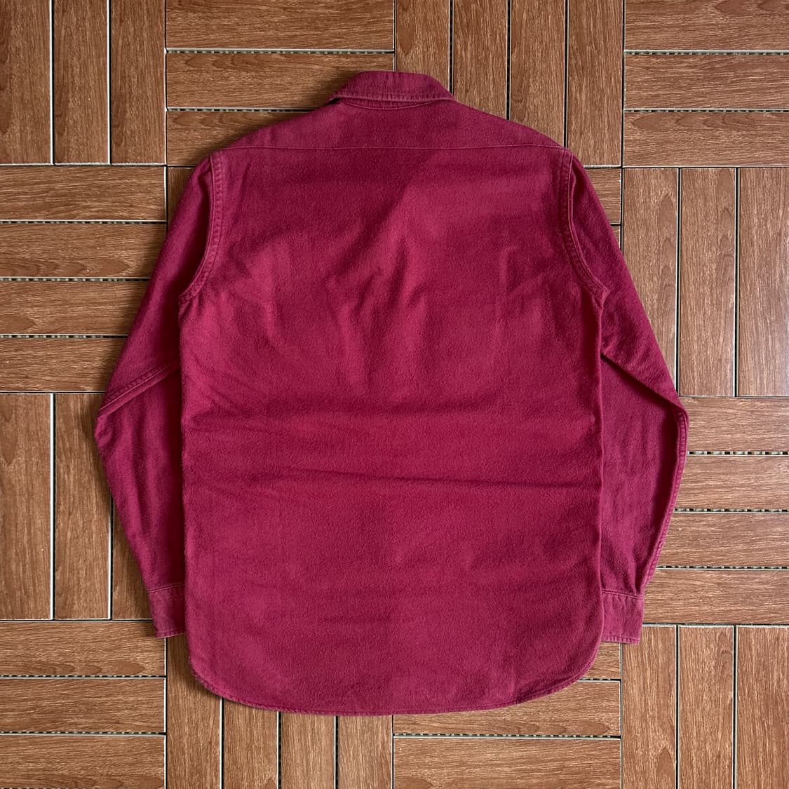 90‘s L.L.Bean usa flannel chamois shirts 상품이미지2