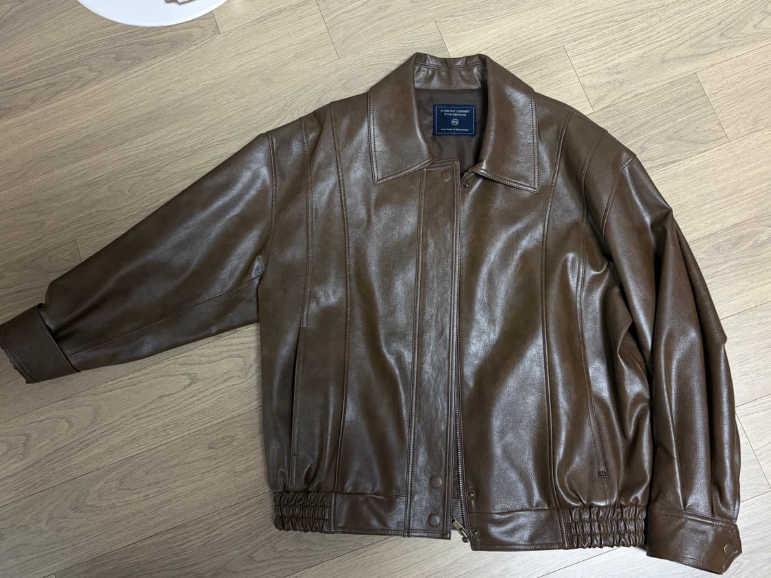depound 레더 자켓 브라운 상품이미지5