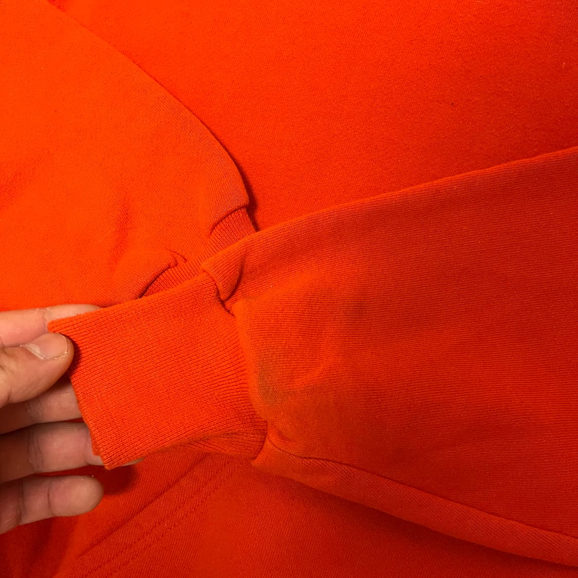 [L] 90s 빈티지 러셀 후드 오렌지 상품이미지4